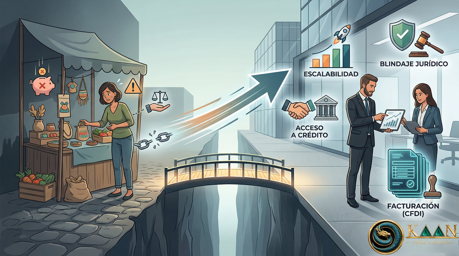 El peligro de ser "invisible": Por qué tu negocio está perdiendo dinero cada minuto que pasa en la informalidad